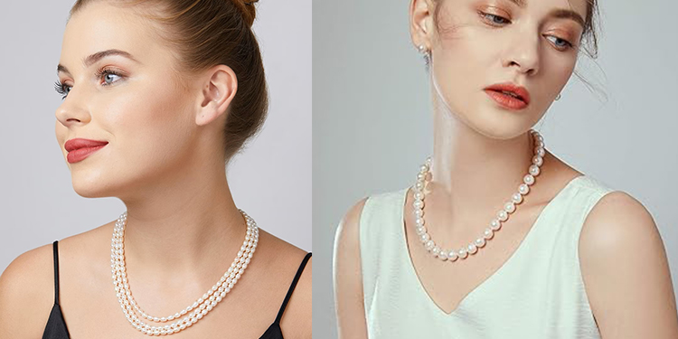 how to makeup with pearl jewelry